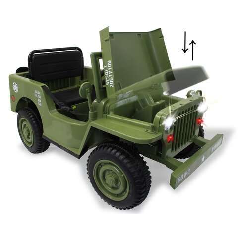 Jamara Ride-On Jeep Willys Base Army Verde 3+