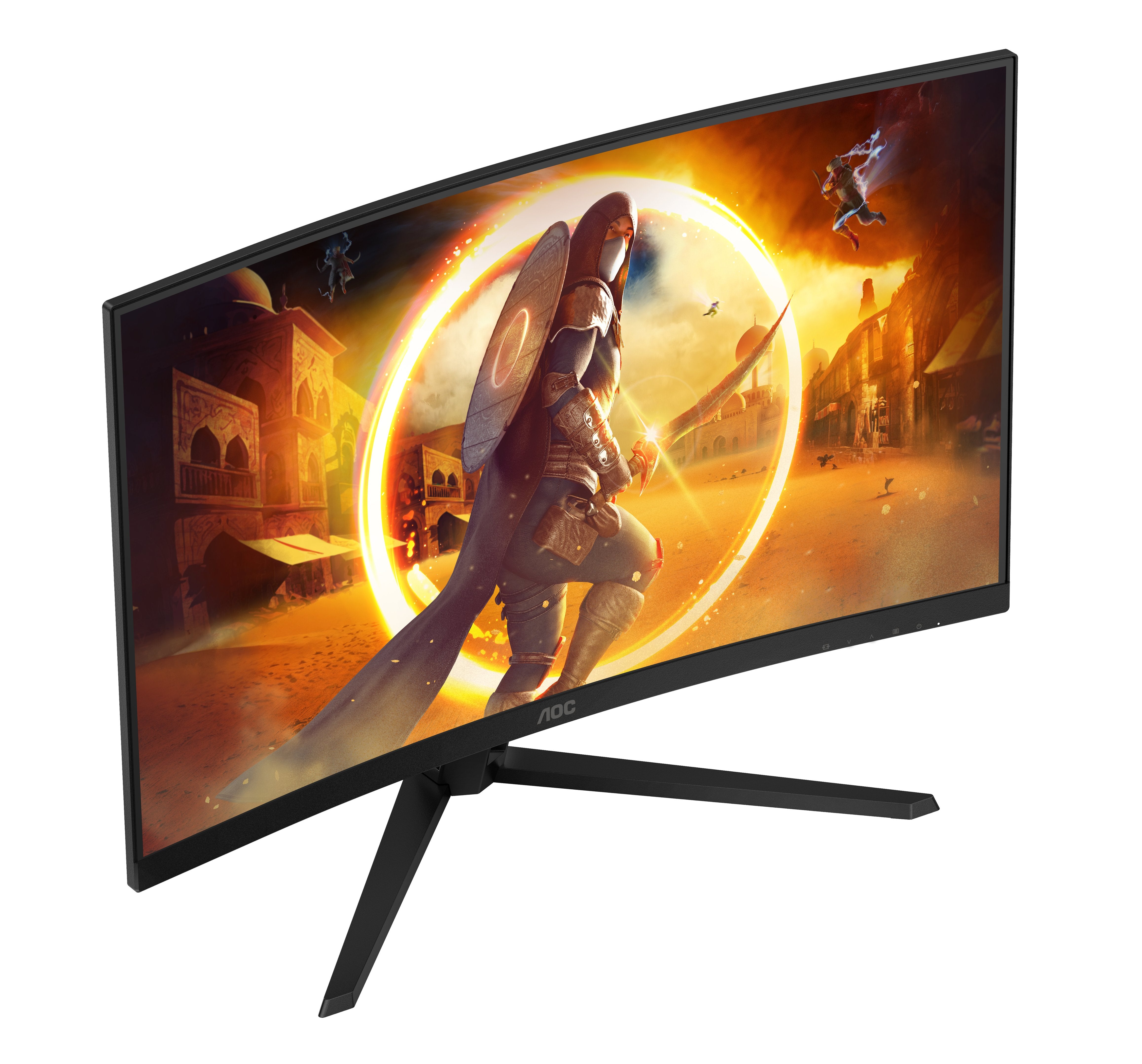 EAN 4038986182164 - AOC G4 CQ32G4VE pantalla para PC 80 cm (31.5") 2560 x 1440 Pixeles Quad HD LCD Negro, Gris imagen 8