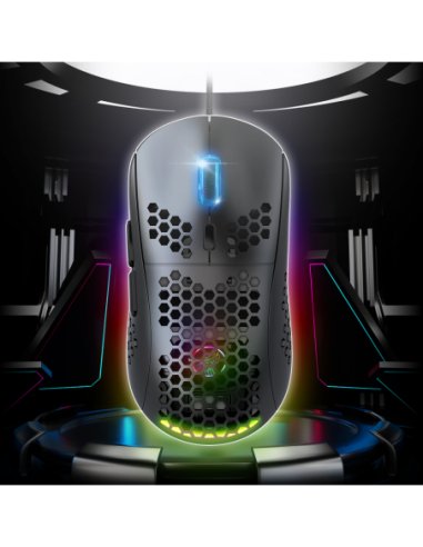 EAN 3700104455801 - Spirit of Gamer PRO-M4 DARK ratón Juego mano derecha USB tipo A Óptico 12800 DPI imagen 3