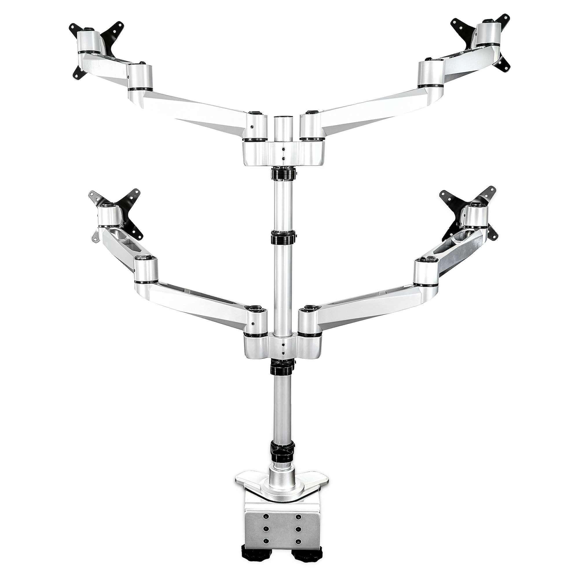 EAN 0065030881456 - StarTech.com ARMQUADPS soporte para monitor 68,6 cm (27") Escritorio Plata imagen 8