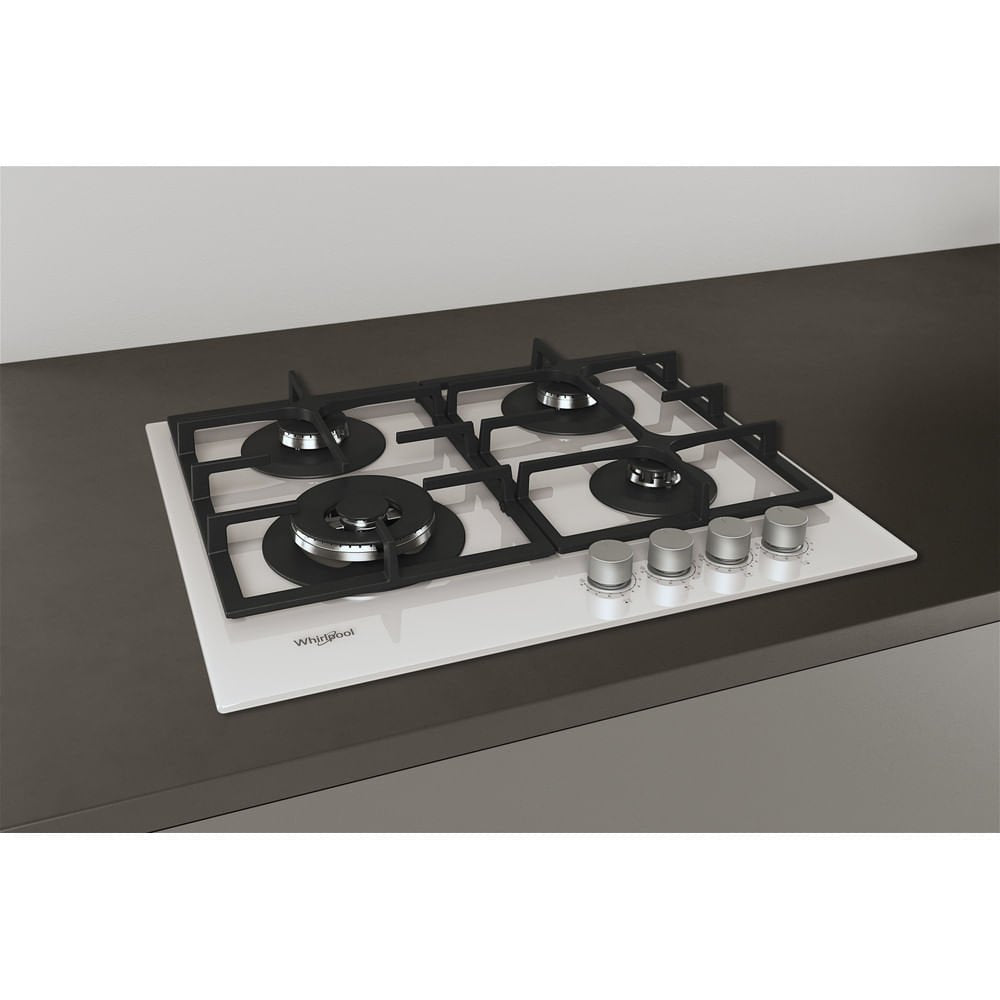 EAN 8003437605222 - Whirlpool AKTL629/WH Blanco Integrado 59 cm Encimera de gas 4 zona(s) imagen 11