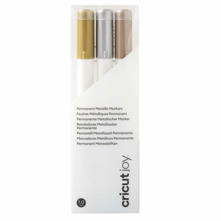 EAN 0093573490453 - Cricut Joy Permanent marcador 3 pieza(s) Cobre, Oro, Plata imagen 1