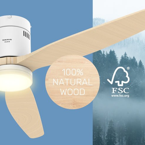 Ventilador Pae Techo Taurus Polar 3b 30w 132cm 3 Aspas Est9440330l