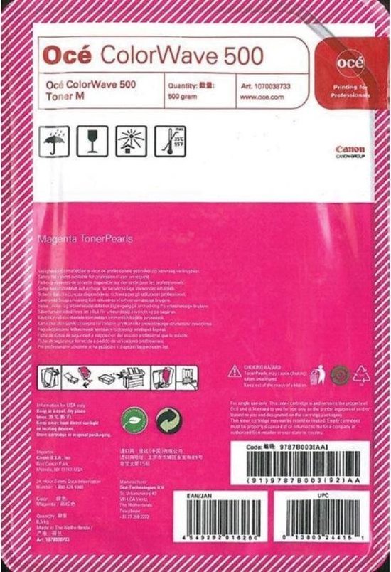 Oce Toner Cw 500 Magenta (1070038733) 9787b003 1070088884