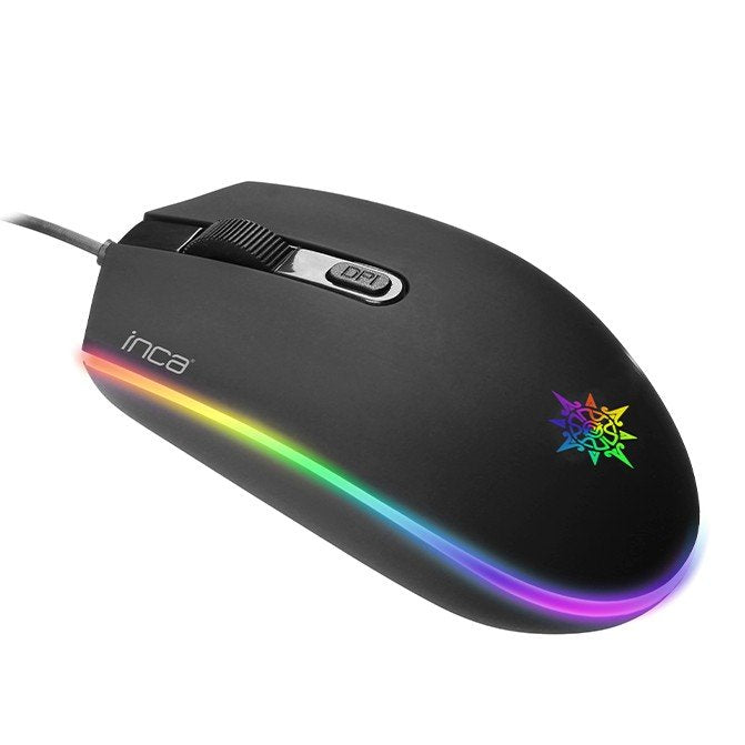 Inca Gaming Raton Img-Gt13 1200 Dpi, Rgb, 4 Botones, Usb