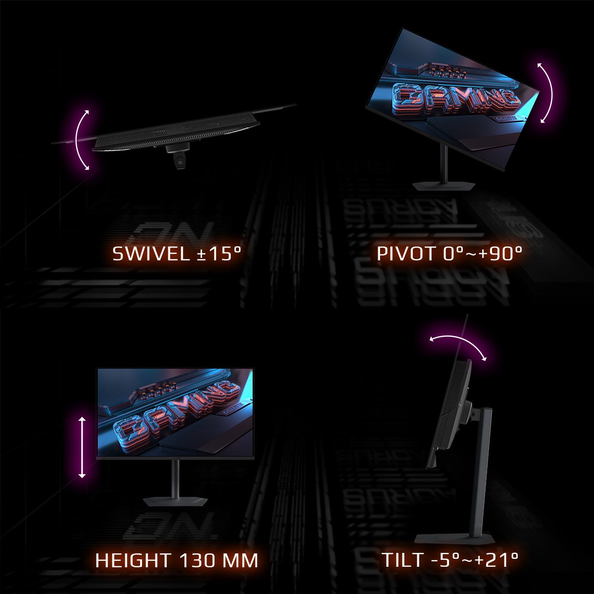 Monitor 32" Gbt Mo32u Uhd 165hz Oled