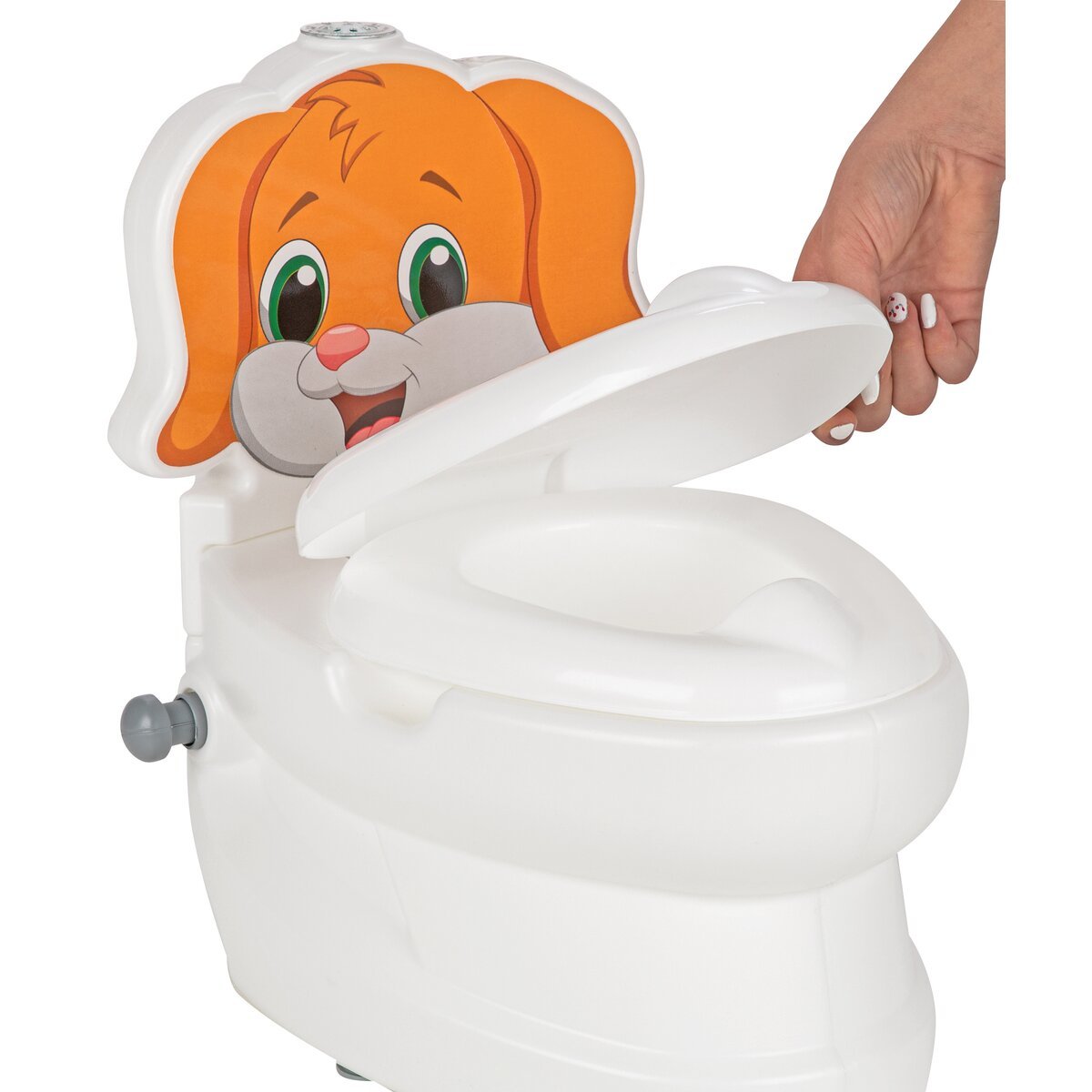 Jamara 460959 Adaptador Infantil Para Asiento De Inodoro Naranja, Blanco