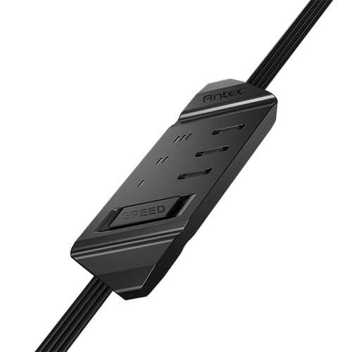 Kit 3 Ventiladores Pc Auxiliar Nova 120 Negro Antec Pack De 3/ 120 X 120 X 25 Mm/ 400 ~ 3200 Rpm