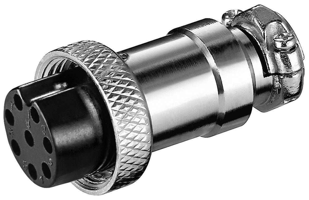 EAN 4040849112317 - Goobay 11231 conector XLR-8 pin Plata imagen 1