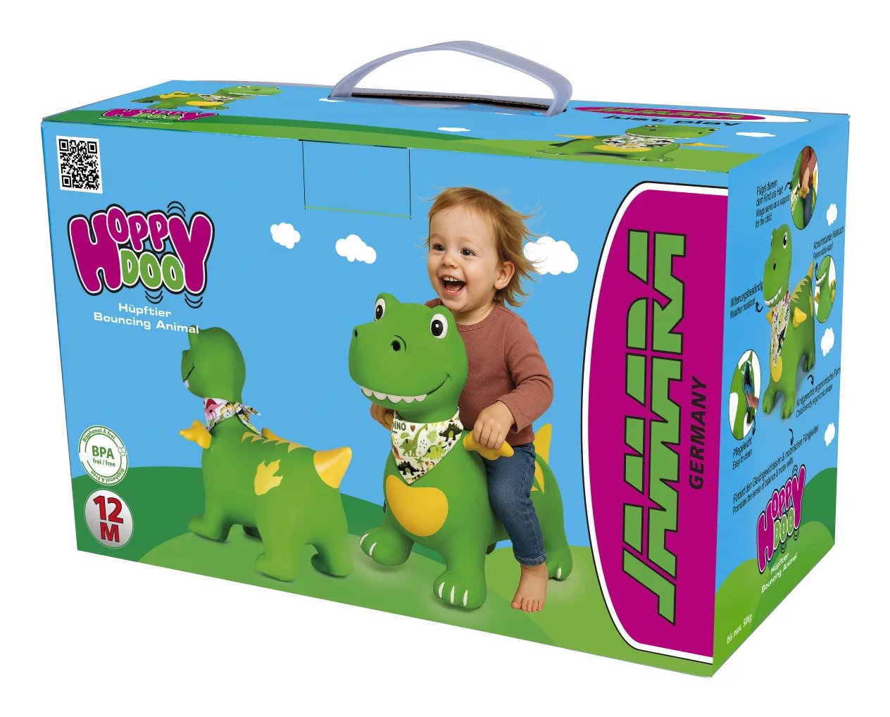 Jamara Hüpftier Dino Con Flügel Hoppydoo Con Pumpe Verde