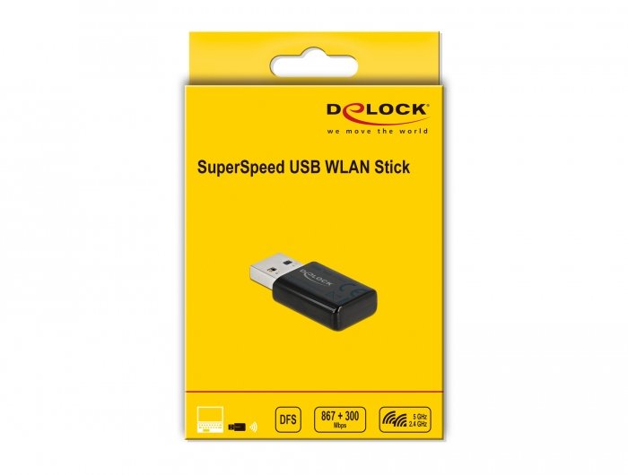 Delock Usb3.0 Dualband Wlan Micro Mick 867 + 300 Mbps