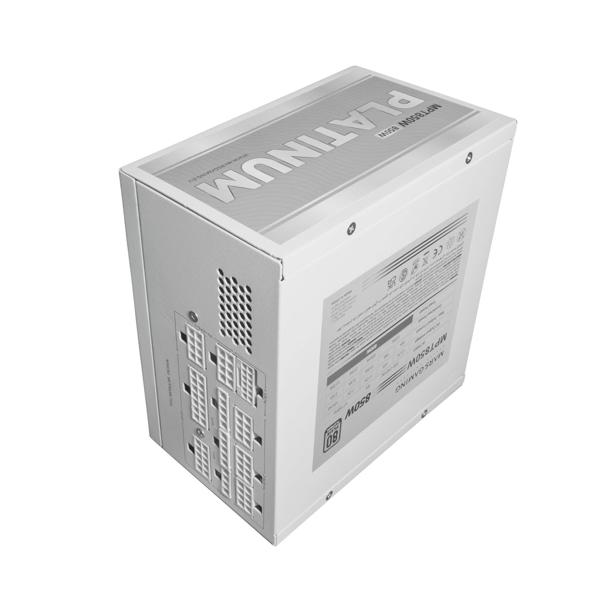 EAN 8435693115373 - Mars Gaming MPT850W unidad de fuente de alimentación 850 W 24-pin ATX ATX Blanco imagen 4