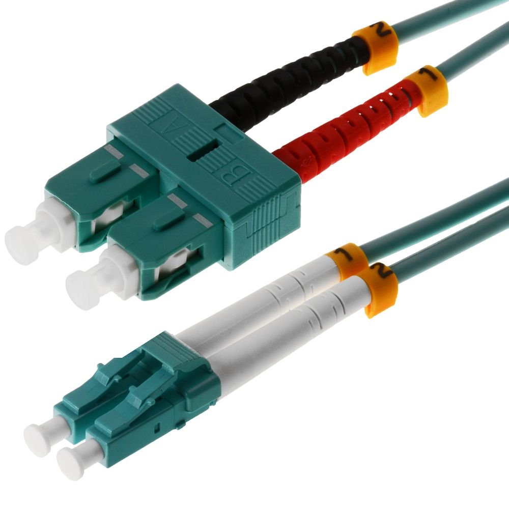 EAN 4005938157426 - Helos 3m OM3 LC/SC Cable de fibra óptica e InfiniBand Turquesa imagen 1