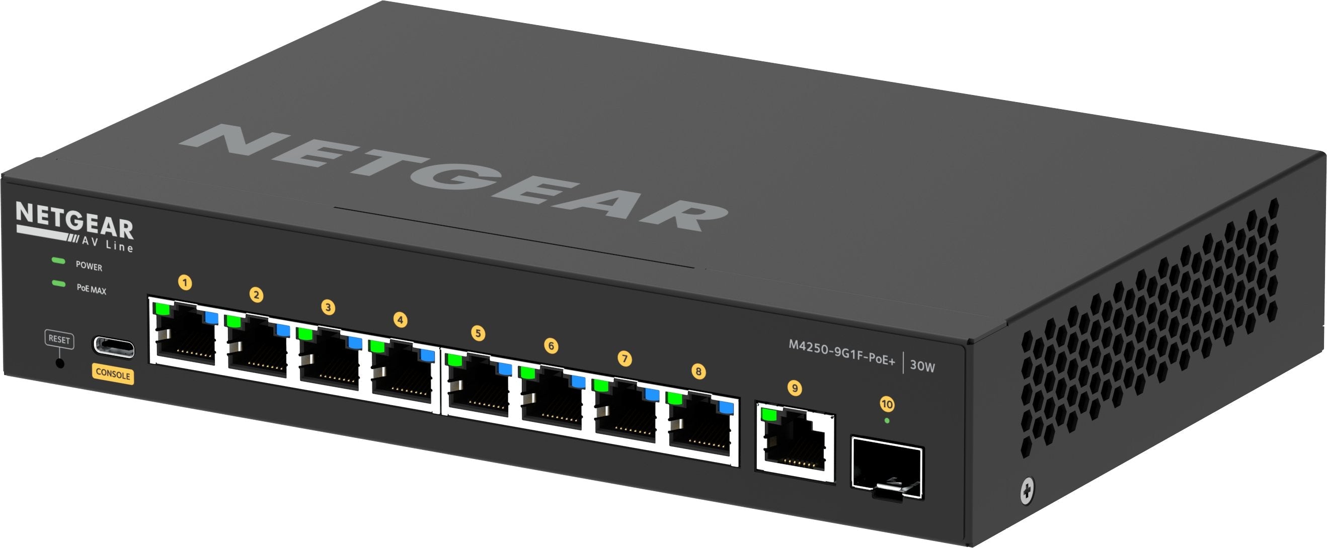 Netgear Gsm4210pd-100eus Switch Gestionado L2/L3 Gigabit Ethernet (10/100/1000) Energía Sobre Ethernet (Poe) Negro