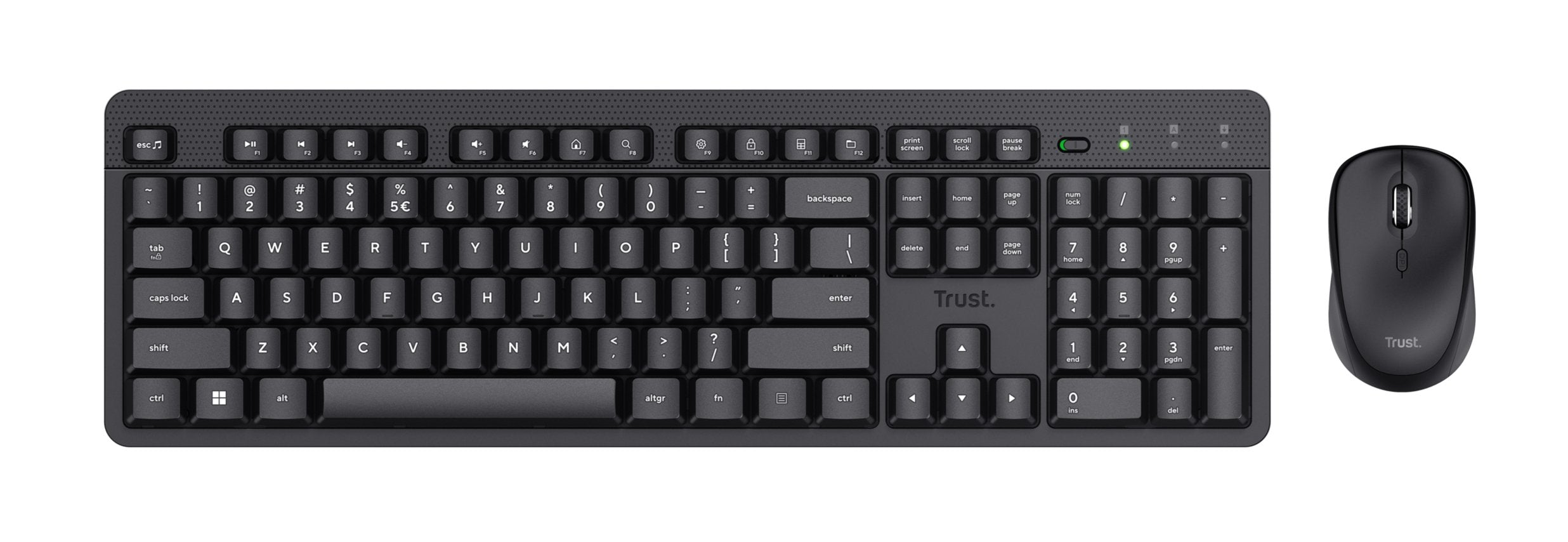 EAN 8713439250183 - Trust Ody II teclado Ratón incluido Universal RF inalámbrico QWERTY Inglés de EE. UU. Negro imagen 4