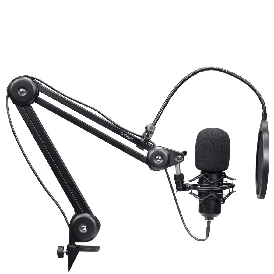 Micrófono Gaming Trust Gaming Gxt 270 Emita Ii+ 25770 Usb Negro