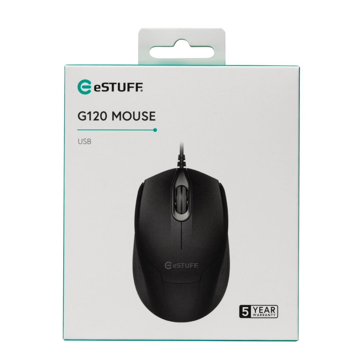 EAN 5704174593621 - eSTUFF GLB213002 ratón Oficina Ambidextro USB tipo A Óptico 1200 DPI imagen 6