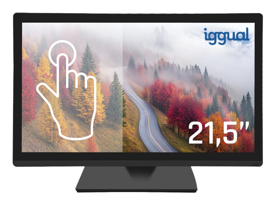 EAN 8435364319840 - iggual MTL21CP monitor POS 54,6 cm (21.5") 1920 x 1080 Pixeles Full HD Pantalla táctil imagen 1