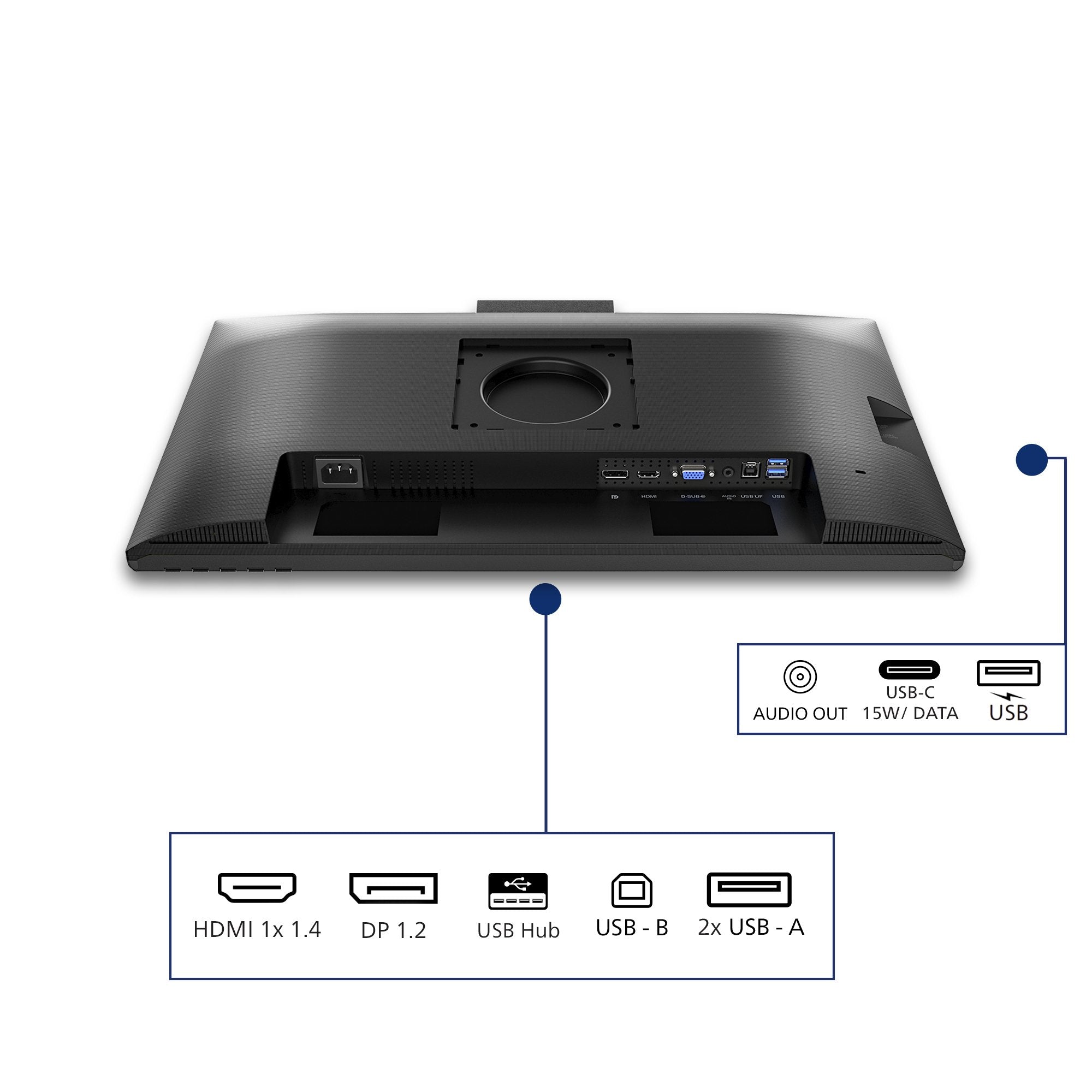 23 8' 16:9 Ips 120hz 1920x1080 Has 150mm D-Sub X 1 Hdmi X 1x 1.4 Dp X 1x 1.2