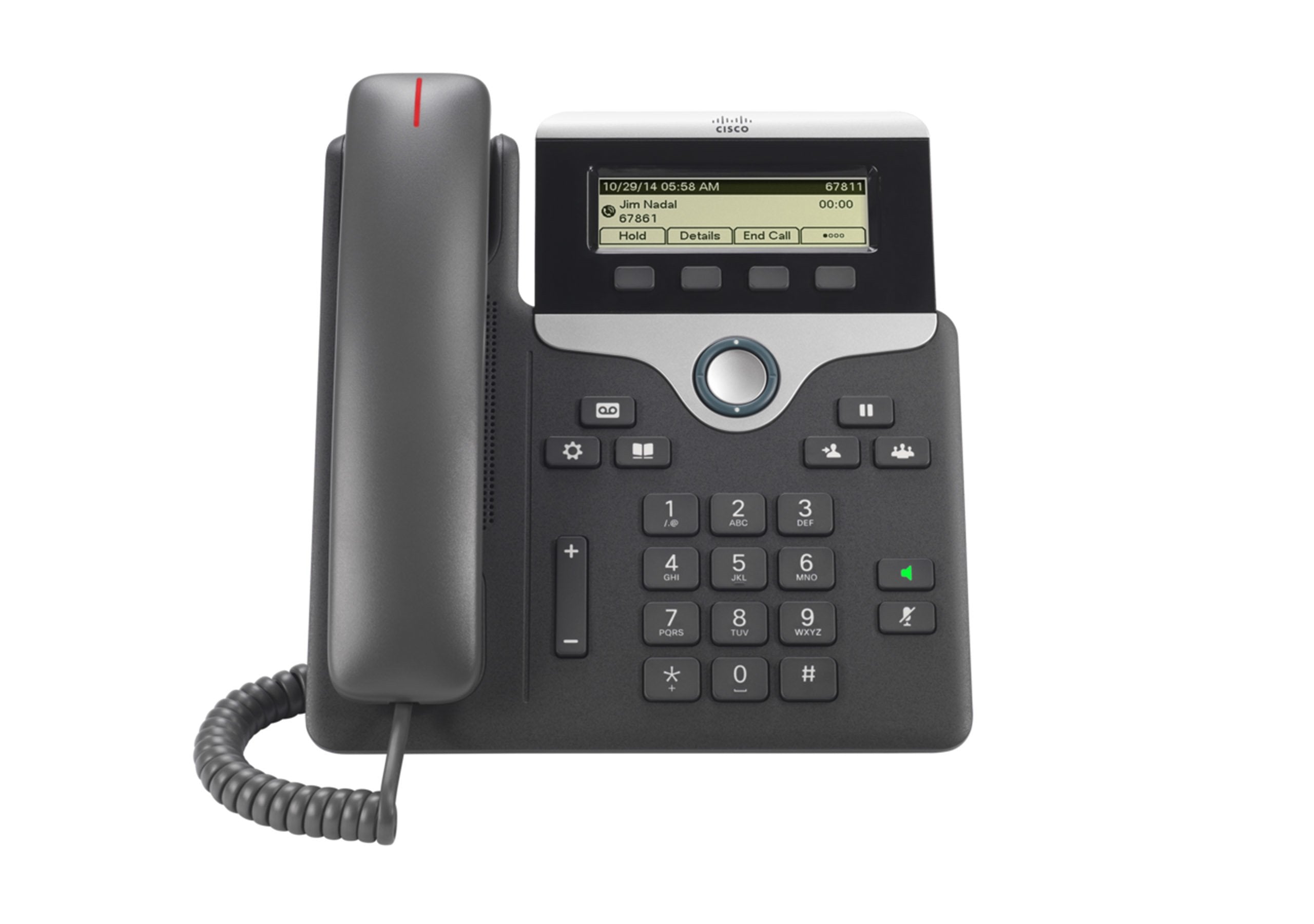EAN 0882658781278 - Cisco 7811 teléfono IP Negro, Plata 1 líneas LED imagen 2