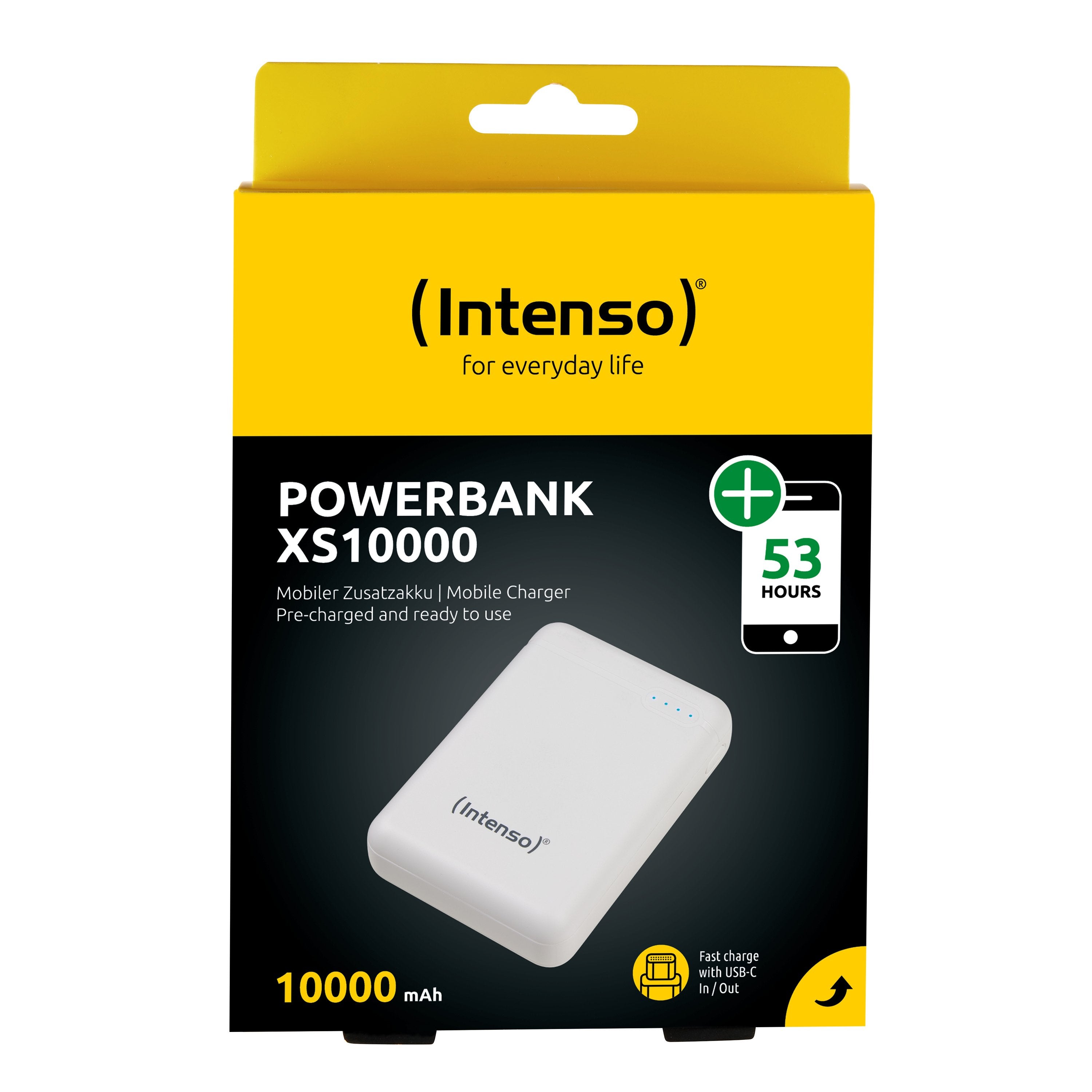 EAN 4034303028405 - Intenso XS10000 Polímero de litio 10000 mAh Blanco imagen 2