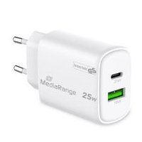 EAN 4260664878414 - MediaRange MRMA112-2 cargador de dispositivo móvil Smartphone, Tableta Blanco Corriente alterna Carga ráp imagen 2