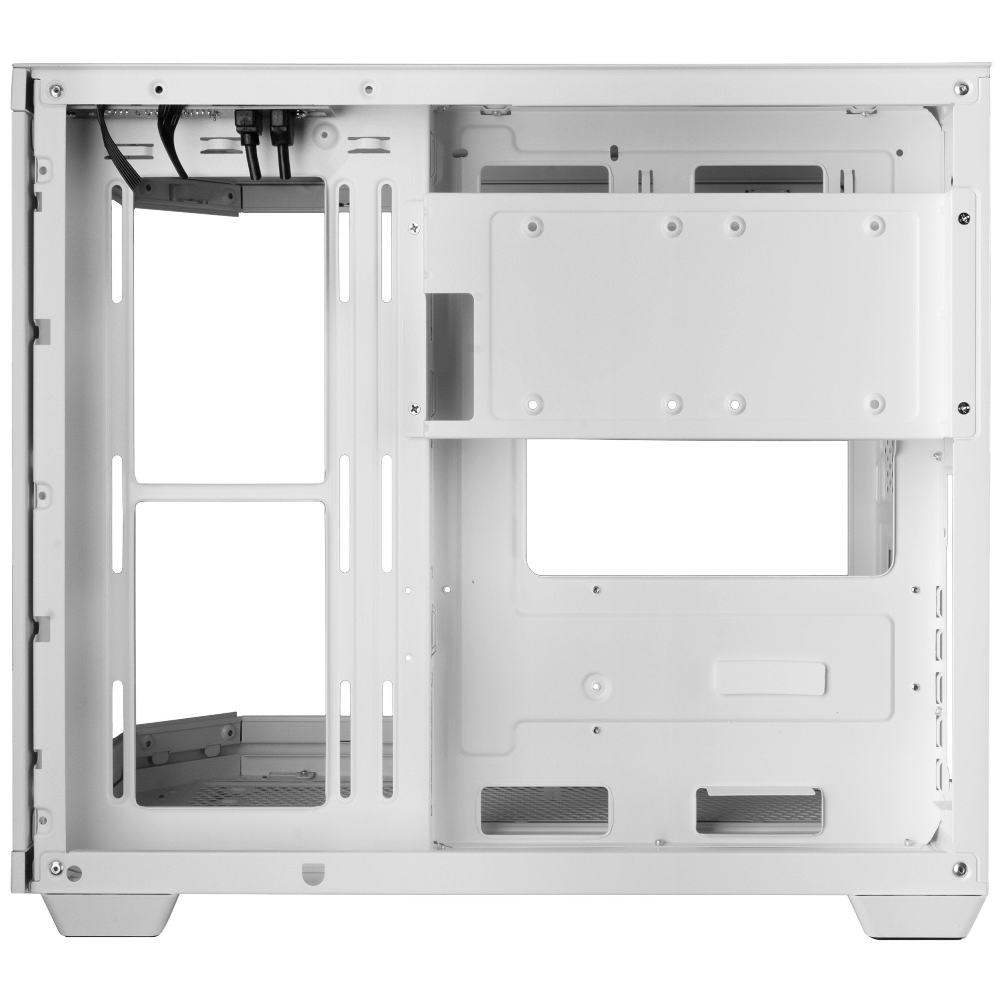 Caja Microatx Mc3t Corelcdm Blanco Mars Gaming M-Atx / Usb-C X1 / Usb 3.0 X1 / Usb 2.0 X1 /2x Hdd + 3x Ssd / Pantalla Ips 7.2''