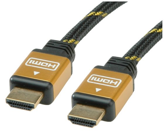 Roline Gold Hdmi High Speed Cable Mit Ethernet 10m