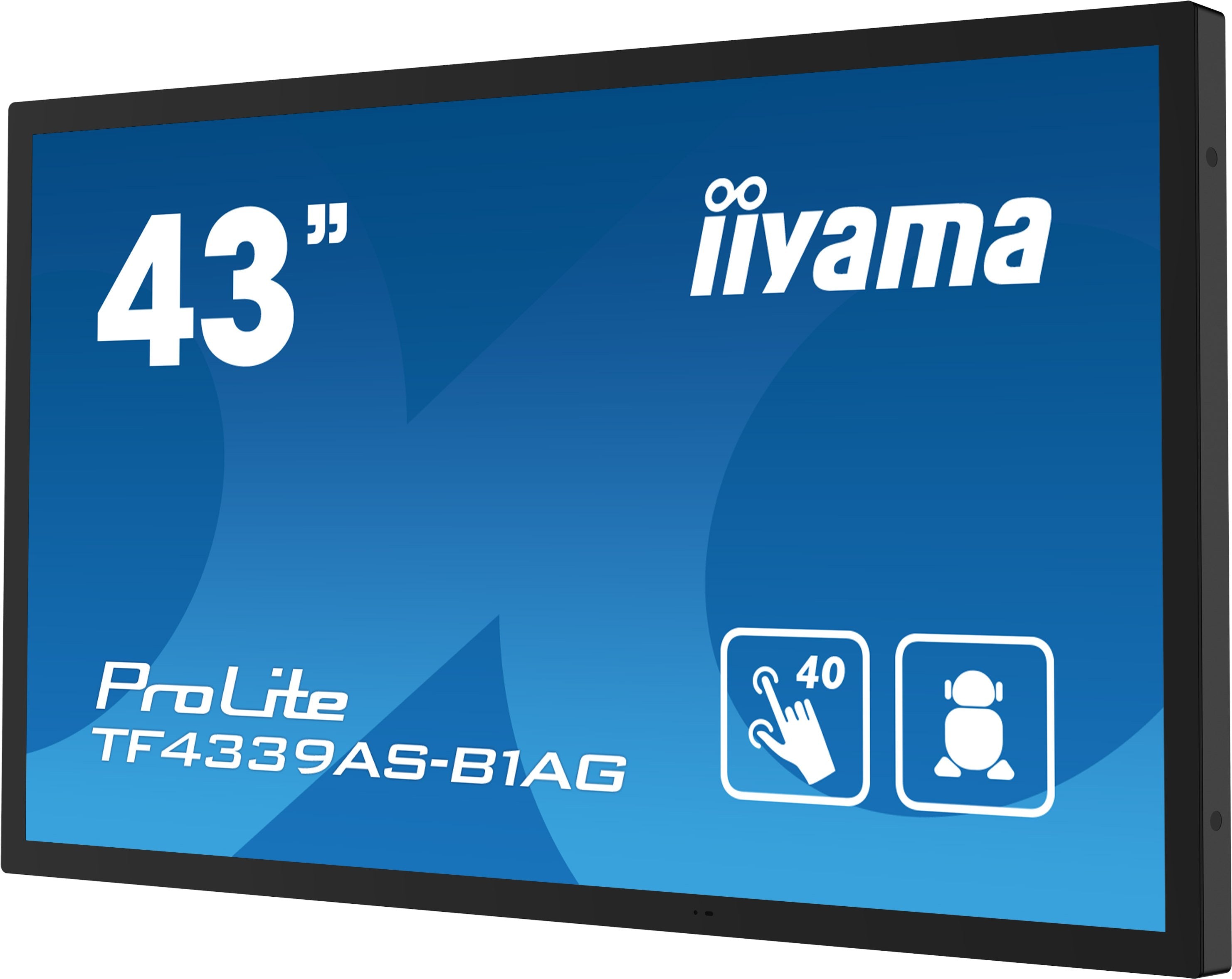 EAN 4948570123872 - iiyama TF4339AS-B1AG pantalla para PC 108 cm (42.5") 3840 x 2160 Pixeles 4K Ultra HD LED Pantalla táctil imagen 7