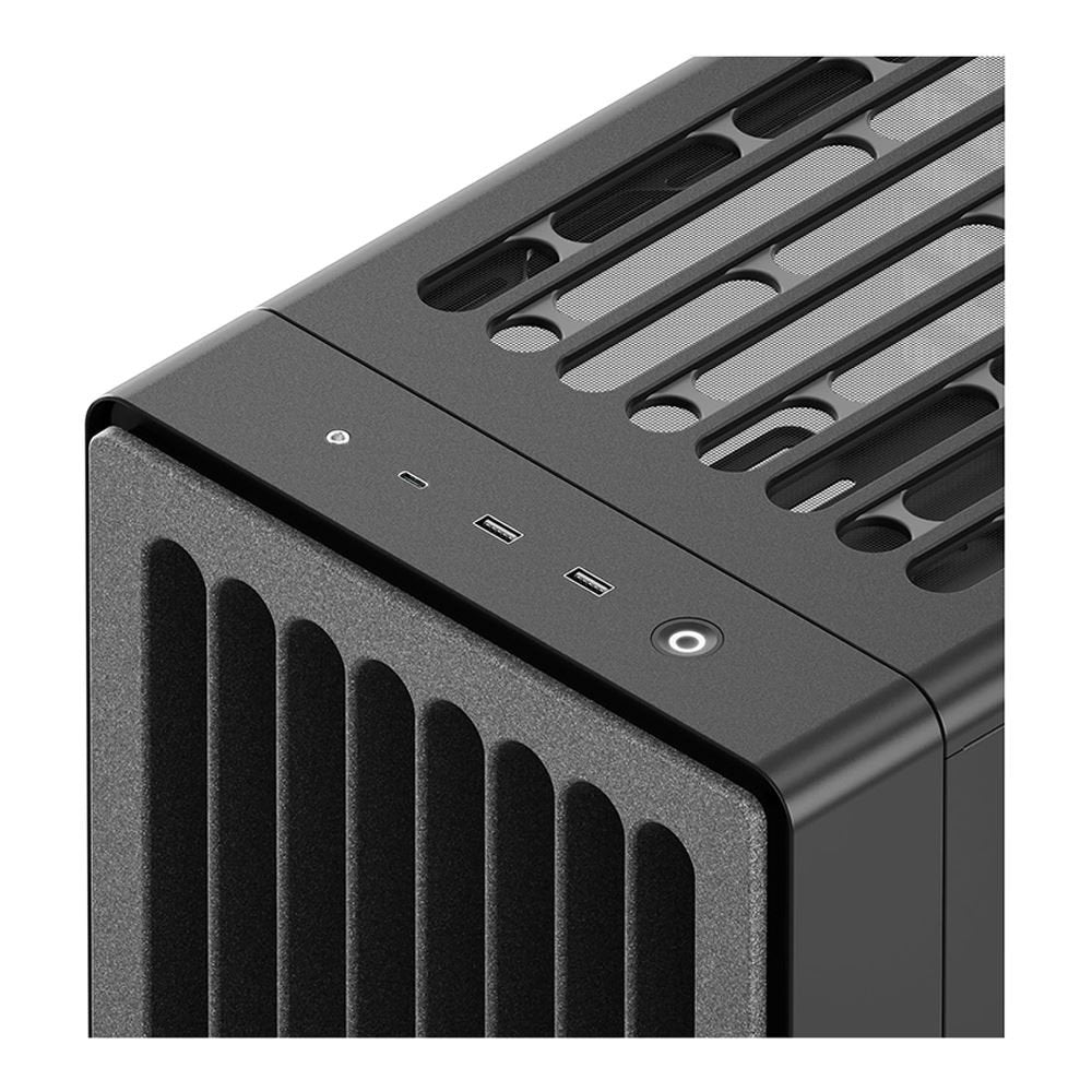Havn Bf 360 Flow Pc Carcasa, Midi-Tower, E-Atx, Tempered Glass - Negro