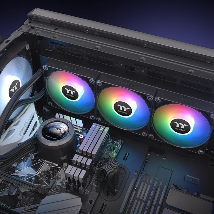 EAN 4713227537940 - Thermaltake TH360 V2 Ultra Procesador Sistema de refrigeración líquida todo en uno 12 cm Negro imagen 6