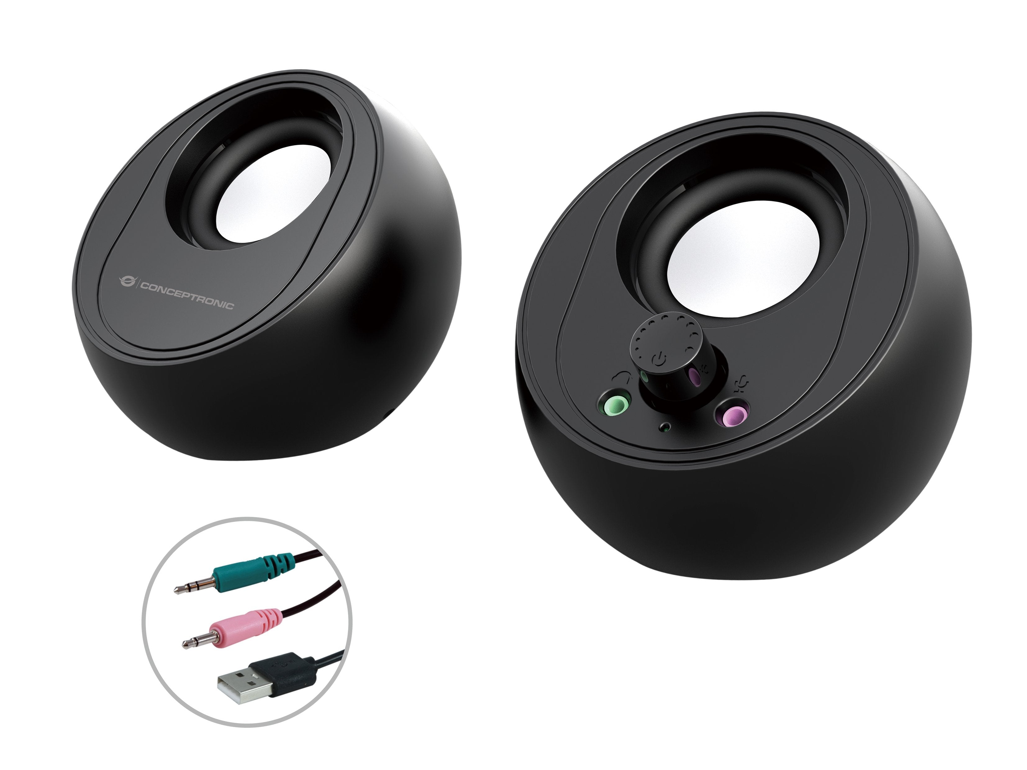 EAN 4015867227411 - Conceptronic BJORN01B altavoz De 2 vías Negro Inalámbrico y alámbrico 10 W imagen 1