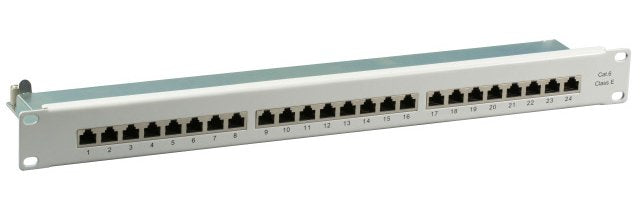 Efb Patchpanel Stp 24xrj45 Cat.6, 19 1he, Ral7035 Grau
