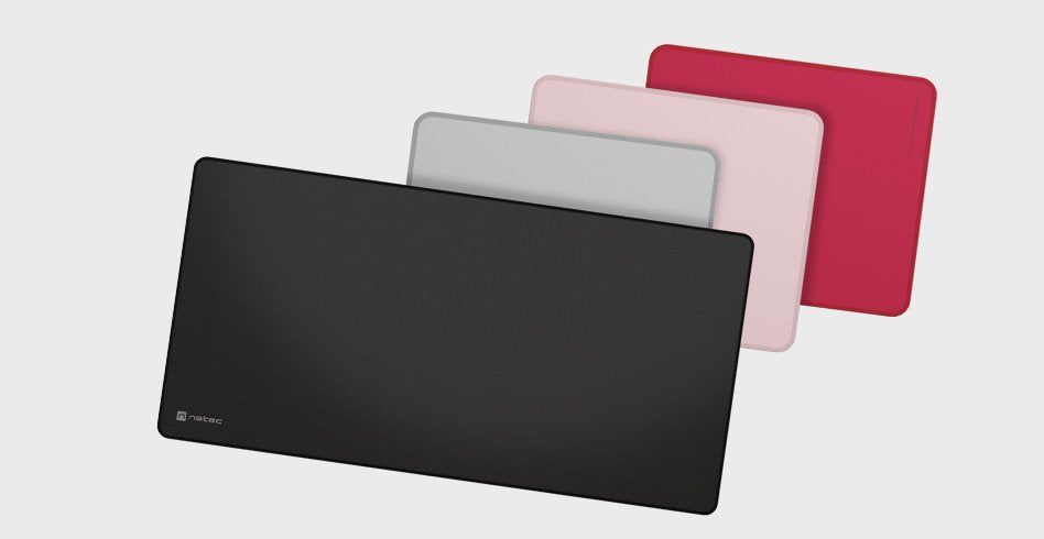 Alfombrilla Natec Colors Series Obsidian Negra 800x400mm