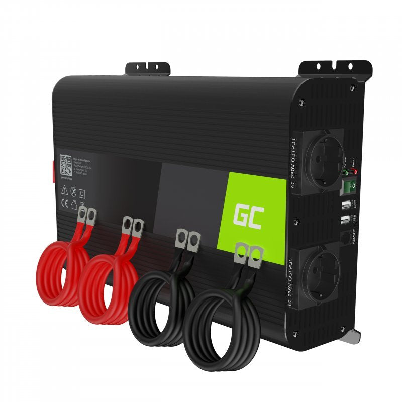 EAN 5907813963636 - Green Cell INVGC11 adaptador e inversor de corriente Auto 2000 W Negro imagen 1