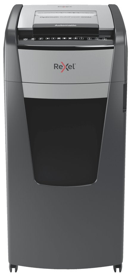 Rexel Optimum Autofeed 600m Destructora Automatica De Microcorte - Alimentacion Automatica De Hasta 600 Hojas - Nivel