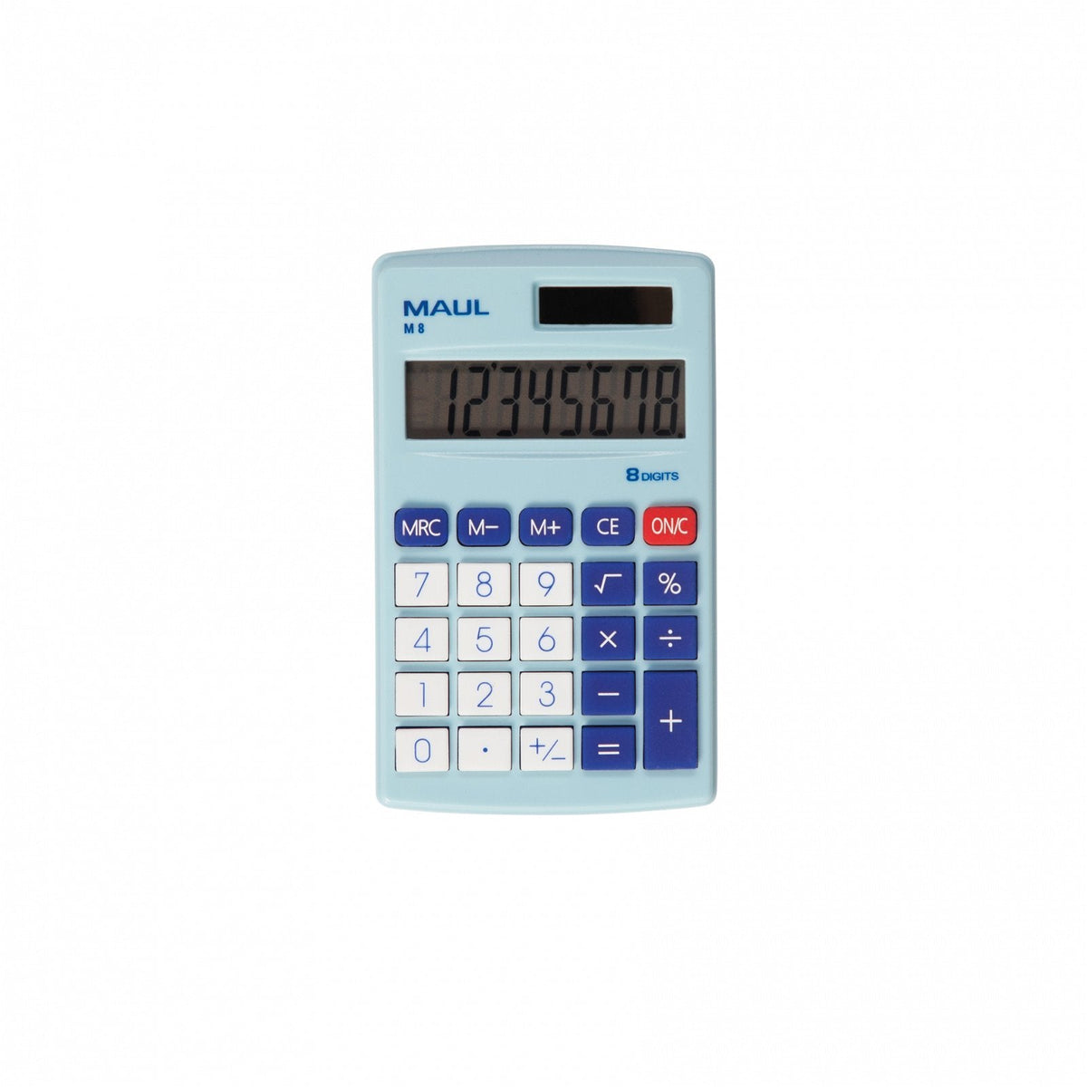Calculadora De Bolsillo M8 Azul Claro