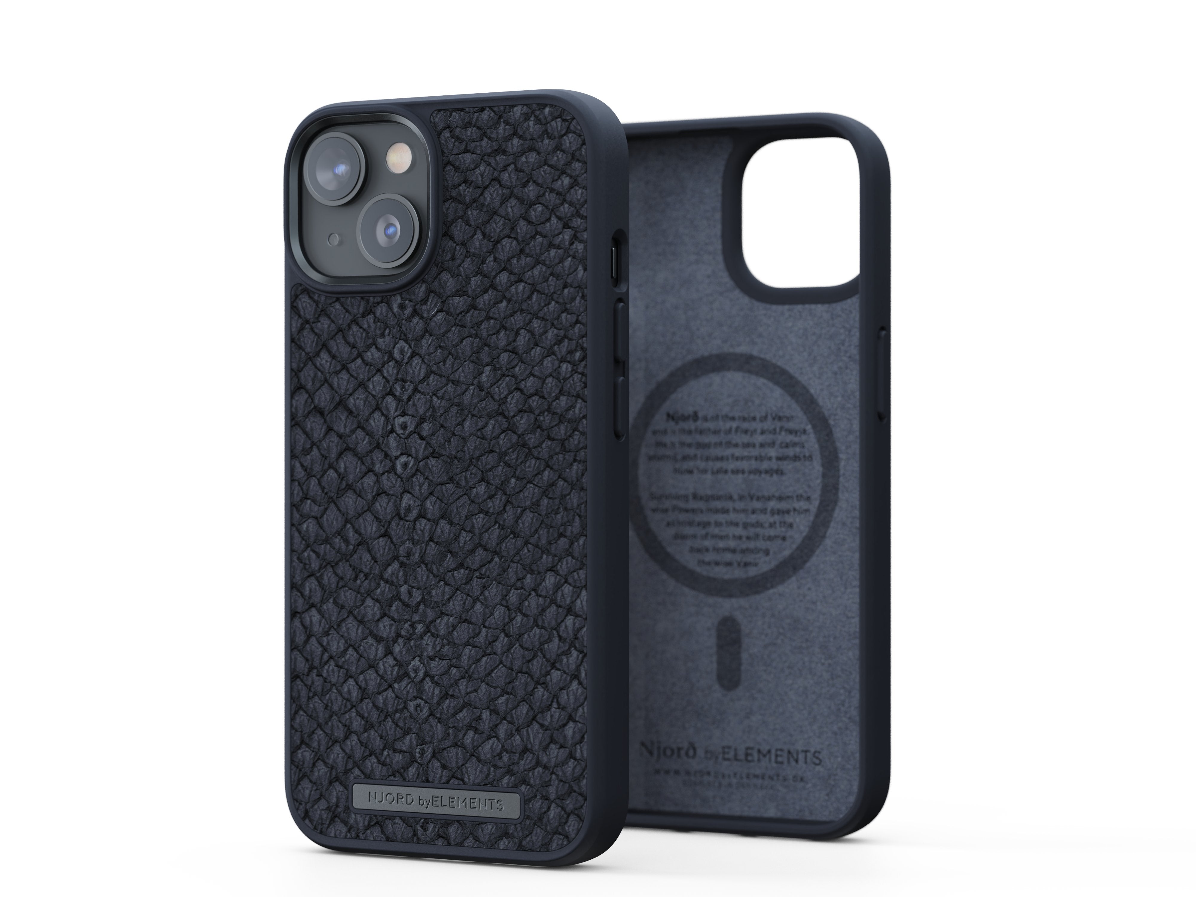 Funda De Cuero Iphone 14 (6.1) Negro