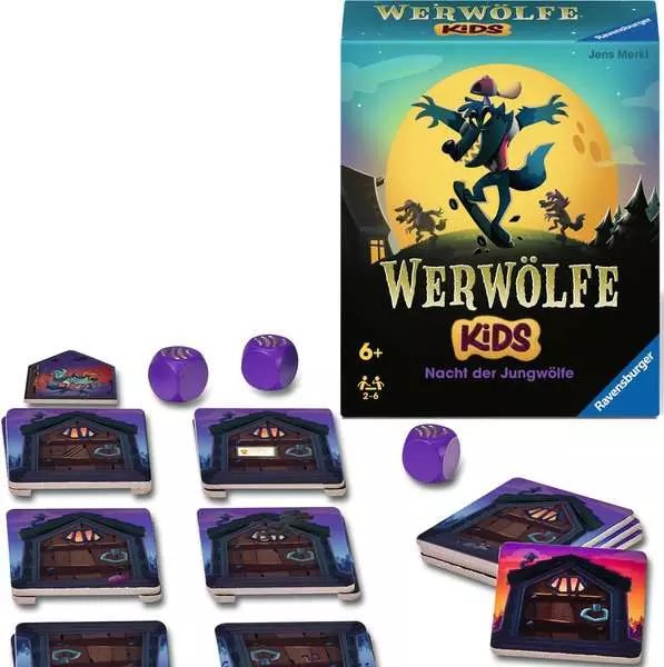 Ravensburger Werewolves - Noche De Los Jóvenes Lobos, Juego De Cartas 22692