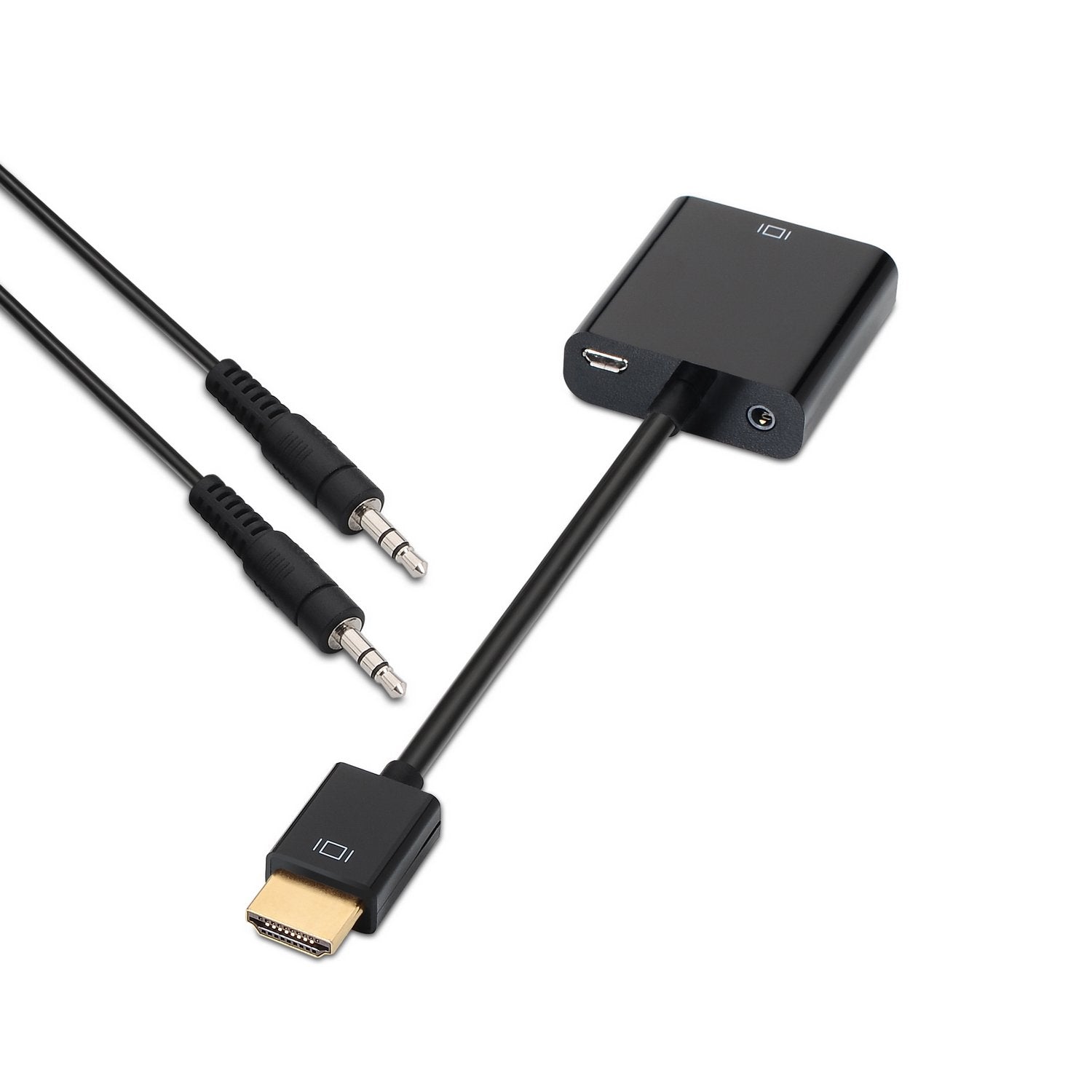 Aisens Conversor Hdmi A Svga+Audio Hdmi Am-Svgah Negro 10cm+1.0m