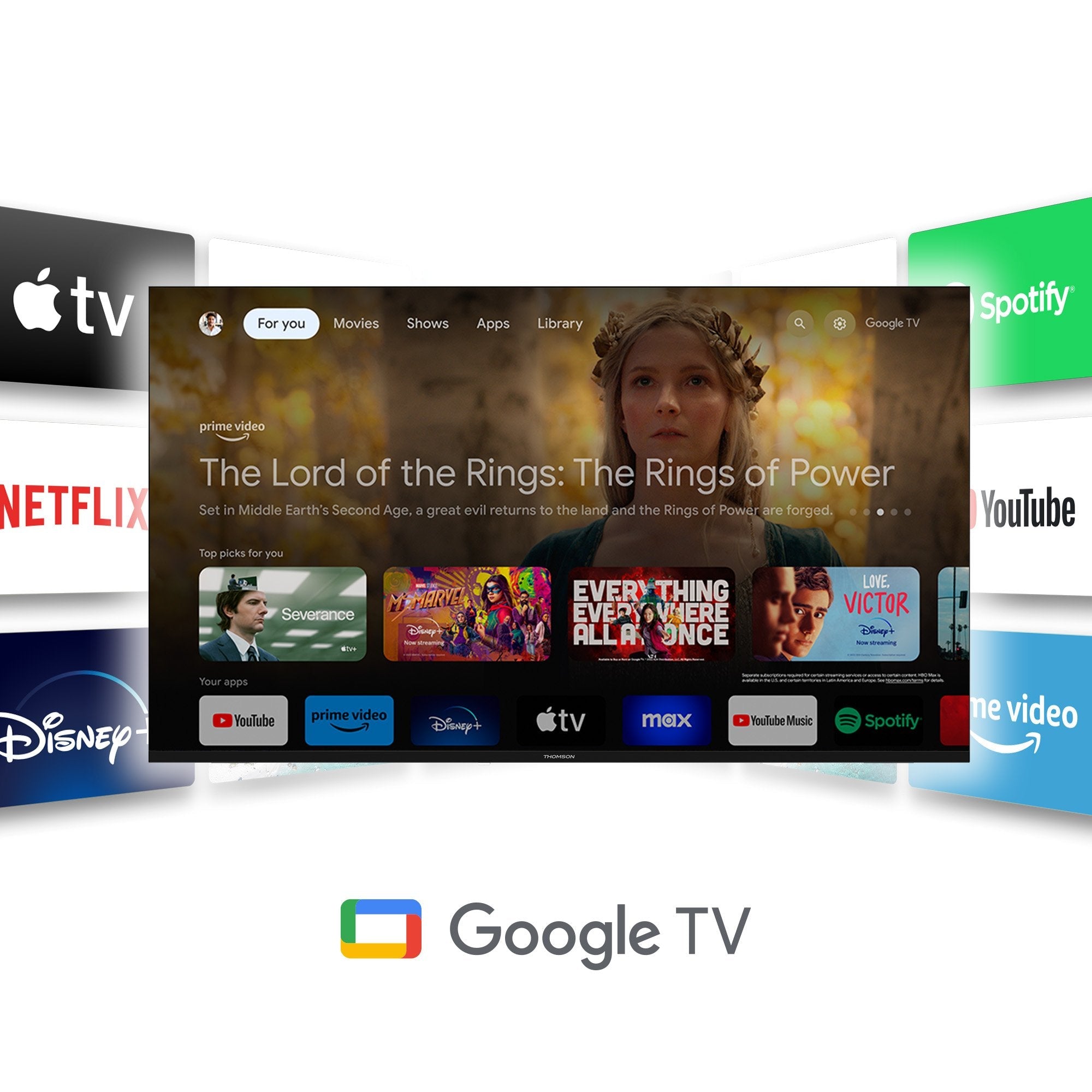 Thom - Thomson Google Tv 55" Uhd