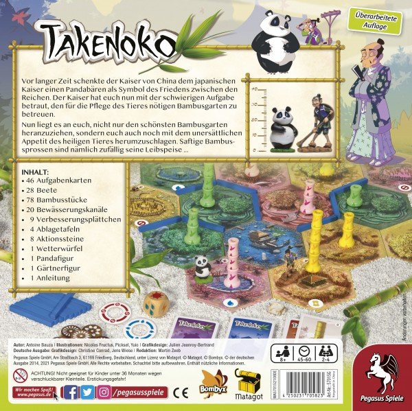 Pegaso Takenoko, Juego De Mesa 57015g