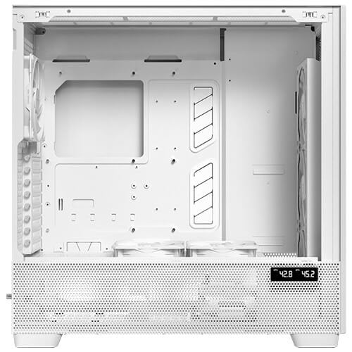 Caja Pc Antec Flux Pro_euv Wood Atx 2xusb3.0 Sin Fuente Blanco