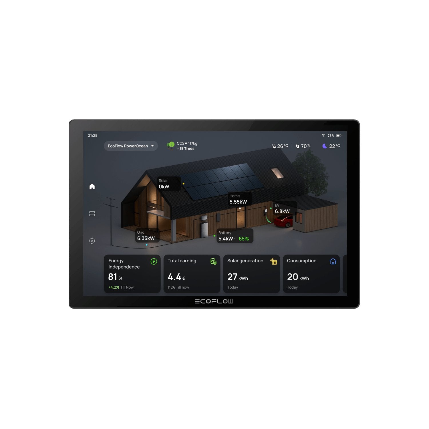 EAN 4895251608756 - EcoFlow PowerInsight Inalámbrico Negro imagen 1