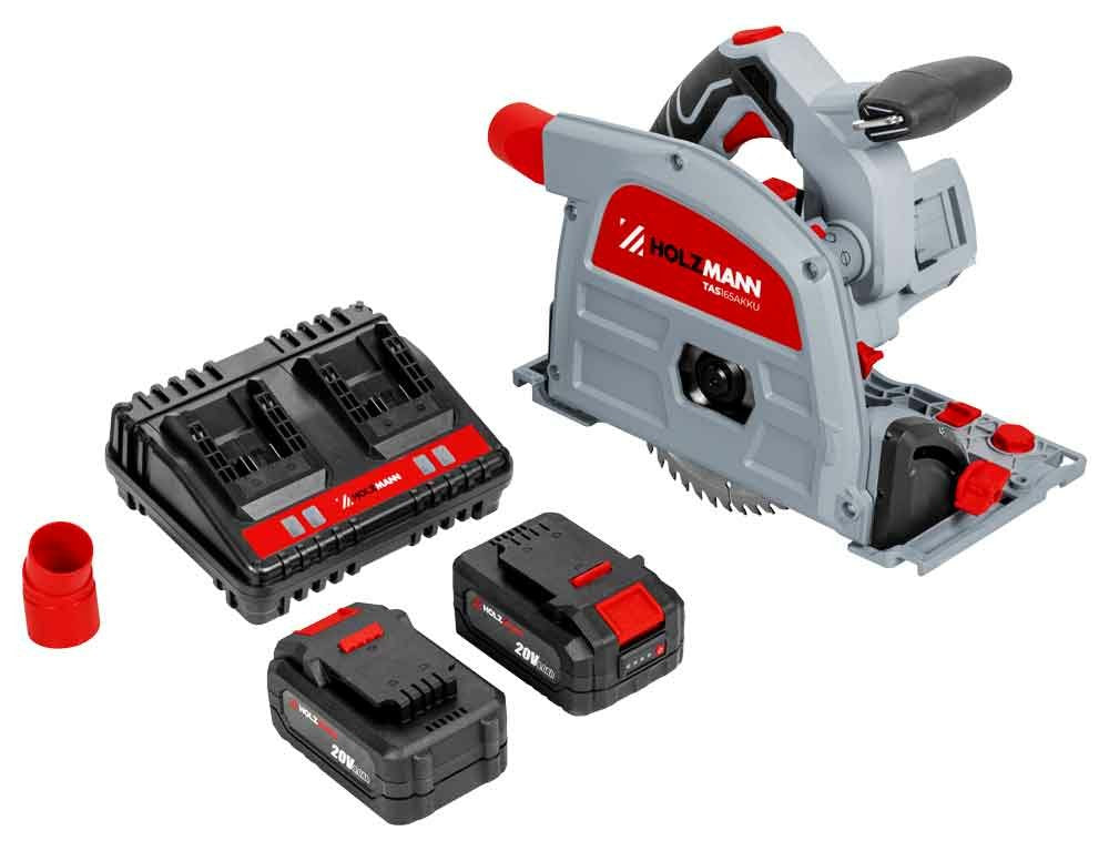 EAN 9120058379758 - Holzmann TAS165AKKU sierra circular portátil 16,5 cm Negro, Gris, Rojo 5500 RPM 100 W imagen 5