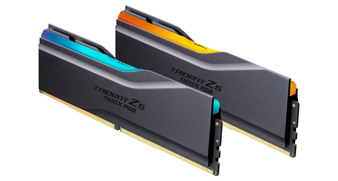 G.Skill Dimm 32 Gb Ddr5-6000 (2x 16 Gb) Dual-Kit (Negro, F5-6000a3038f16gx2-Tz5nxrk, Trident Z5 Neo X Rgb) F5-6000a3038f16gx2-Tz5nxrk