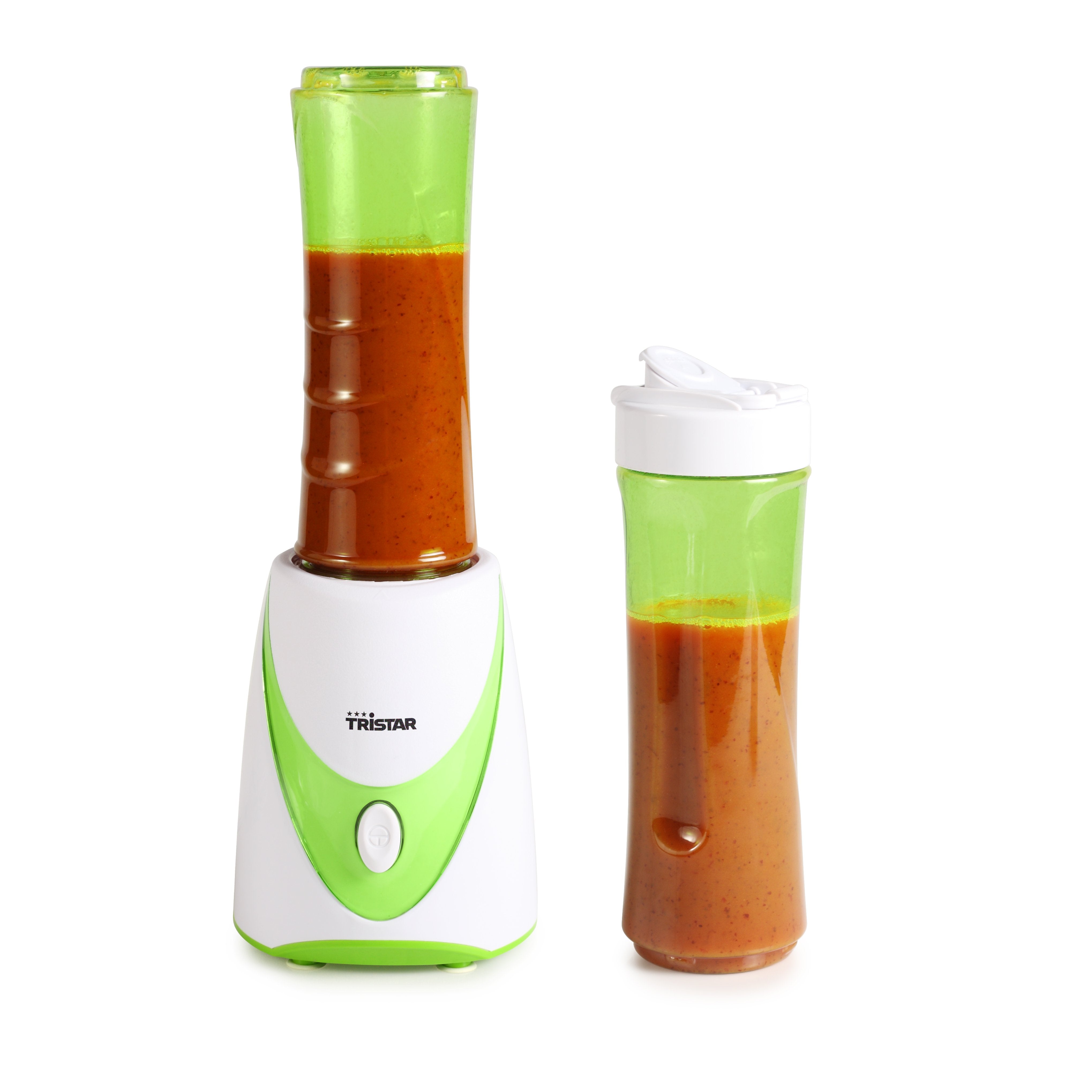 EAN 8713016044358 - Tristar BL-4435 licuadora 0,5 L Batidora de vaso 250 W Verde, Blanco imagen 6