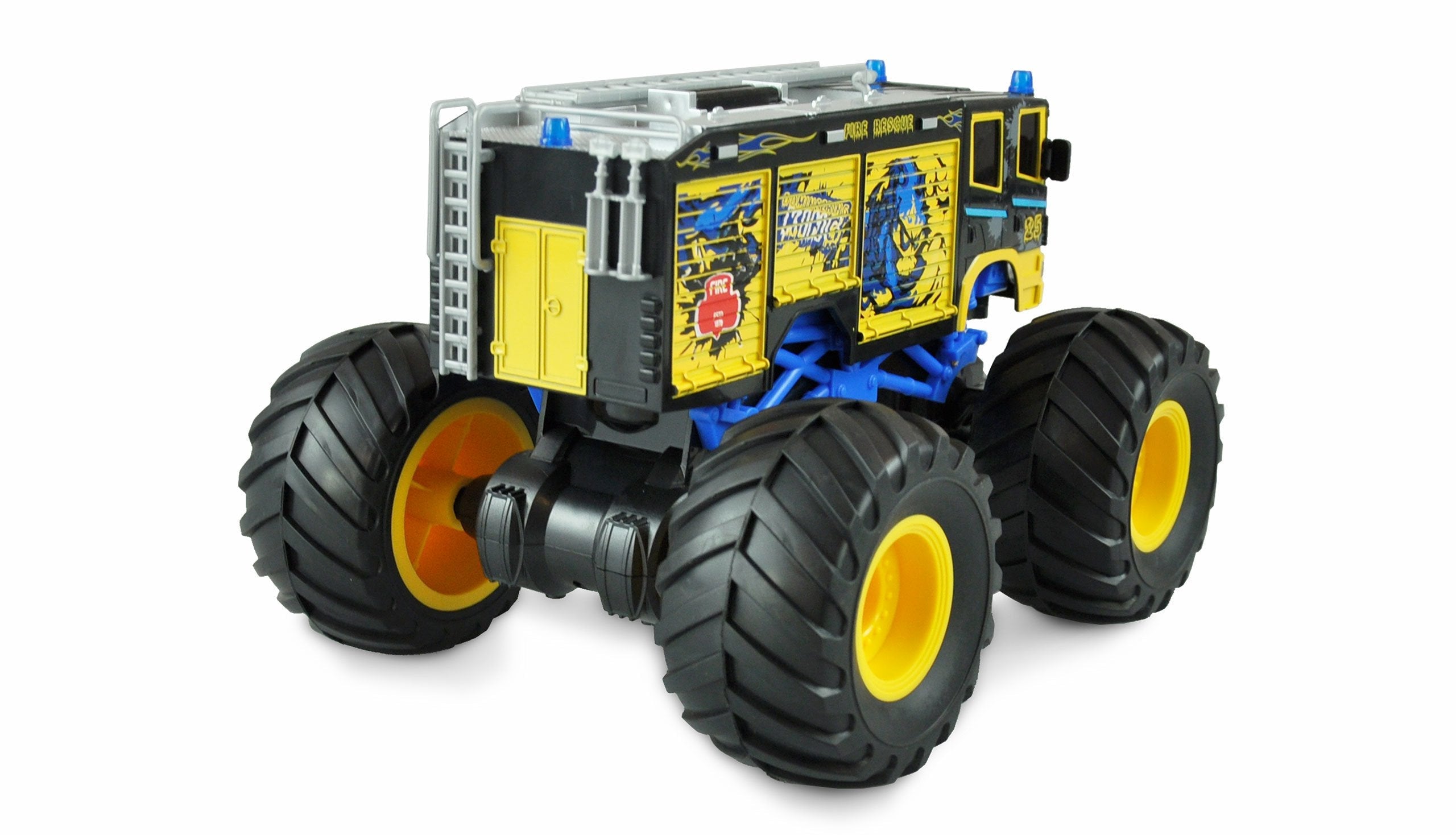 Amewi Rc Auto Feuerwehr Truck Li-Ion Akku 500mah Azul 6+