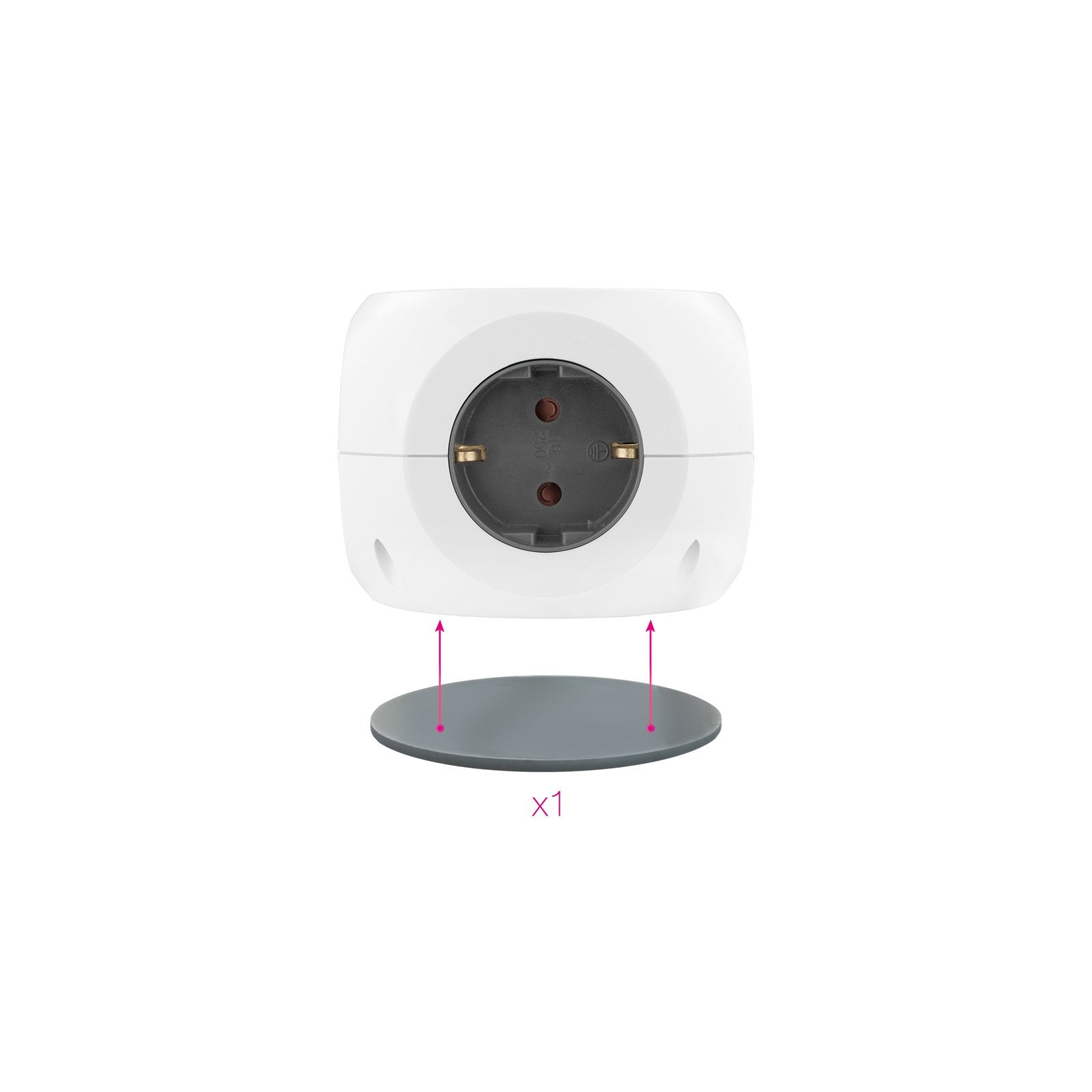 Nanocable Base De 3 Enchufes Tipo F + 2x Usb-A Y 2x Usb-C Con Interruptor - Cable De 1.40m