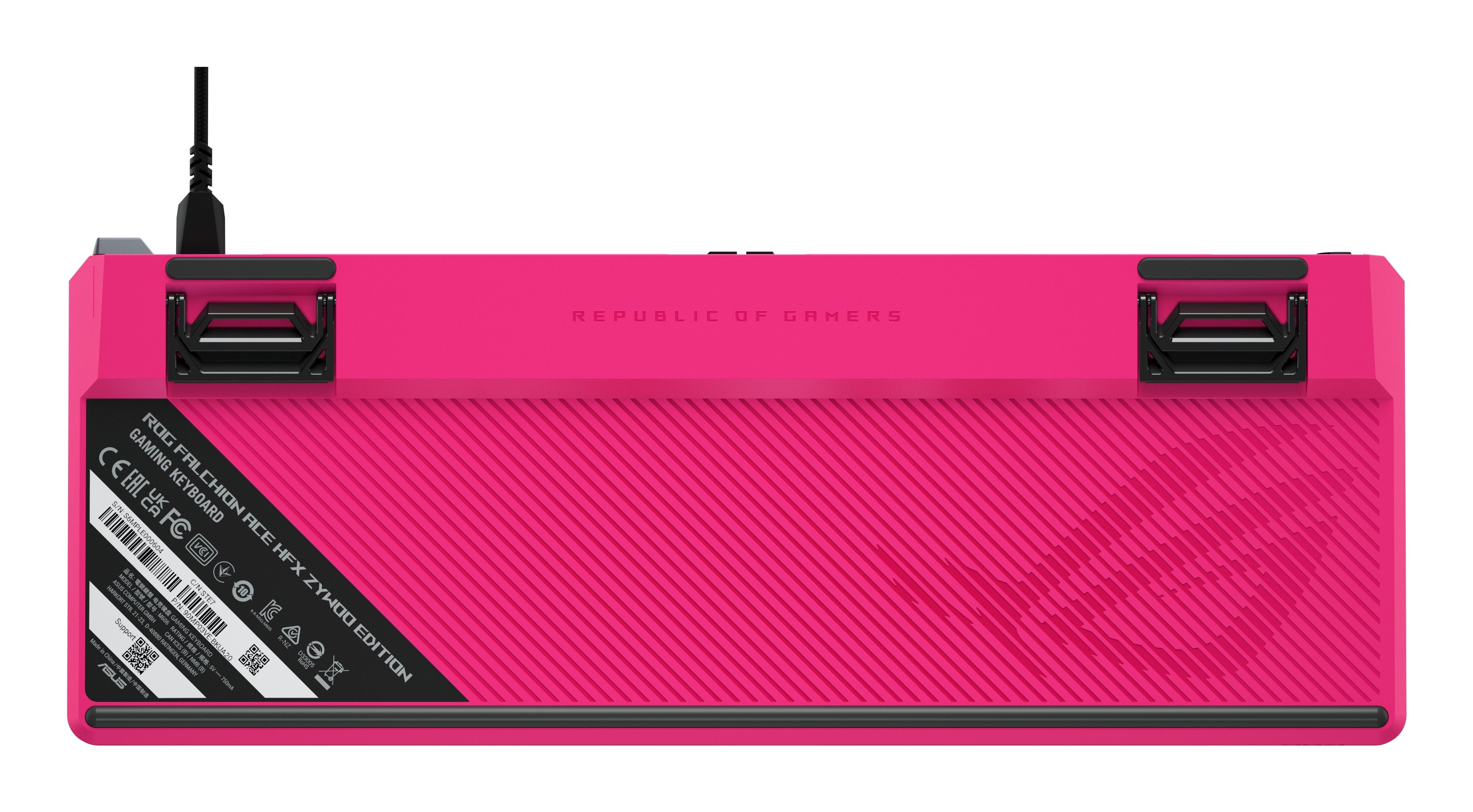EAN 4711636189576 - ASUS ROG Falchion Ace HFX ZywOo Edition teclado Juego USB QWERTY Internacional de EE.UU. Negro imagen 3